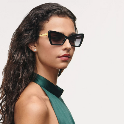 Tiffany & Co. Tiffany Eyewear Sunglasses in Black Acetate with Gray Lenses