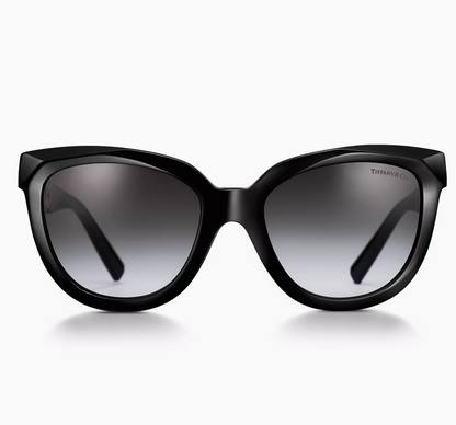 Tiffany & Co. Tiffany T True Sunglasses in Black Acetate with Gray Lenses