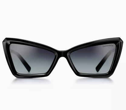 Tiffany & Co. Tiffany Eyewear Sunglasses in Black Acetate with Gray Lenses
