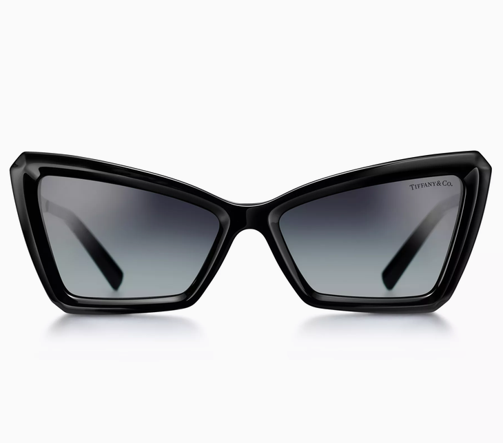 Tiffany & Co. Tiffany Eyewear Sunglasses in Black Acetate with Gray Lenses