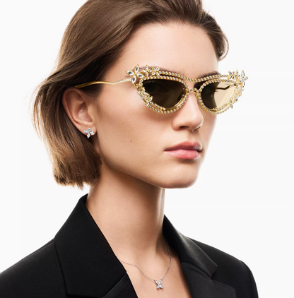 Tiffany & Co. Tiffany Eyewear Sunglasses in Gold-plated Metal with Mirrored Lenses