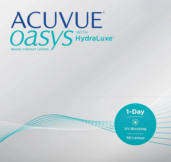 Acuvue Oasys 1-Day with HydraLuxe Technology (90 Pack)