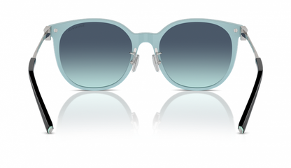Tiffany & Co TF4224D 80559S Sunglasses Black & Tiffany Blue Frame Azure Gradient Lens