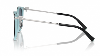 Tiffany & Co TF4224D 80559S Sunglasses Black & Tiffany Blue Frame Azure Gradient Lens