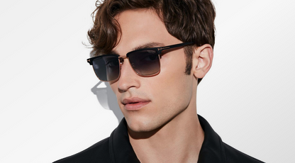 Tom Ford FT997-H 02D Hudson Polarized Sunglasses Black  Green Classic Aviator
