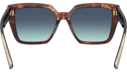 Tiffany & Co TF4235 84219S Spotted Brown Havana Gradient Sunglasses