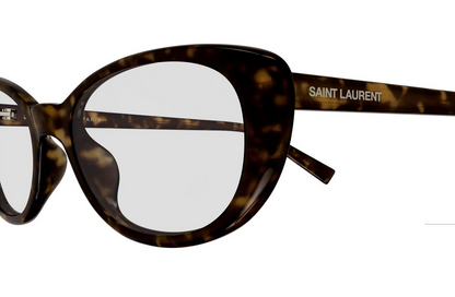Yves Saint Laurent YSL SL822 OPT 002 Tortoiseshell Cat Eye Oval Eyeglasses Frame