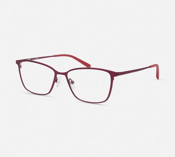 MODO 4291S Burgundy Rectangular Optical Eyeglasses Frame Lightweight Modern