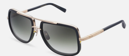 DITA MACH-ONE Sunglasses- Matte Black Antique 12K Gold