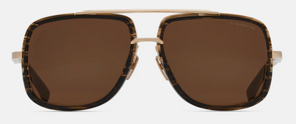 DITA MACH-ONE Sunglasses - White Gold - Burnt Timber