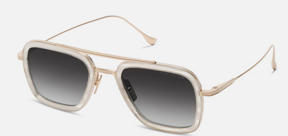 DITA FLIGHT.006 7806 Sunglasses - White Swirl - White Gold