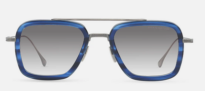 DITA FLIGHT.006 7806 Sunglasses - Blue Swirl - Antique Silver