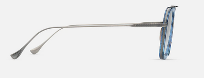 DITA FLIGHT.006 7806 Sunglasses - Blue Swirl - Antique Silver