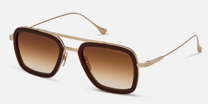 DITA FLIGHT.006 7806 Sunglasses - Root Beer - Antique White Gold