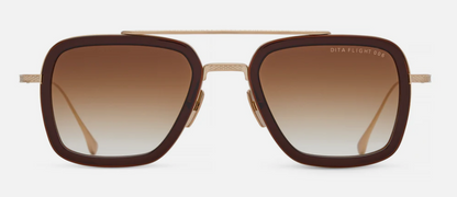 DITA FLIGHT.006 7806 Sunglasses - Root Beer - Antique White Gold