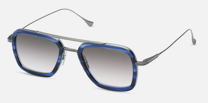 DITA FLIGHT.006 7806 Sunglasses - Blue Swirl - Antique Silver