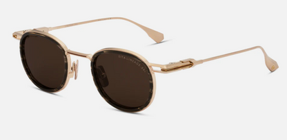 DITA LINEAGE.68X Sunglasses – Titanium Round Frame with Acetate Lens Rims